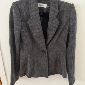 Calvin Klein Women's Gray Blazer